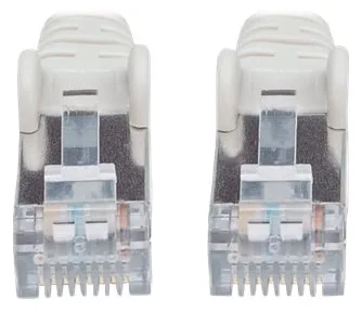 Intellinet Network Patch Cable, Cat6A, 2m, Grey, Copper, S/FTP, LSOH / LSZH, PVC, RJ45, Gold Plated Contacts, Snagless, Ansicht 3