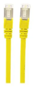 Intellinet Network Patch Cable, Cat6A, 2m, Yellow, Copper, S/FTP, LSOH / LSZH, PVC, RJ45, Gold Plated Contacts, Snagless, Ansicht 3