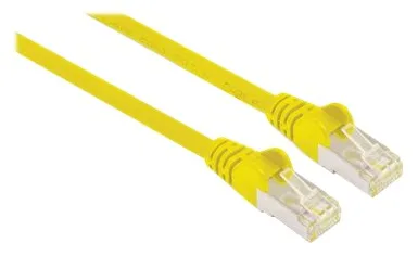 Intellinet Network Patch Cable, Cat6A, 2m, Yellow, Copper, S/FTP, LSOH / LSZH, PVC, RJ45, Gold Plated Contacts, Snagless, Ansicht 4