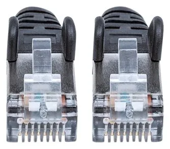 Intellinet Network Patch Cable, Cat6A, 5m, Black, Copper, S/FTP, LSOH / LSZH, PVC, RJ45, Gold Plated Contacts, Snagless, Ansicht 3