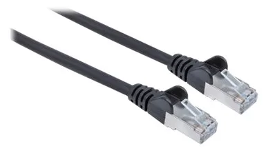 Intellinet Network Patch Cable, Cat6A, 5m, Black, Copper, S/FTP, LSOH / LSZH, PVC, RJ45, Gold Plated Contacts, Snagless, Ansicht 4