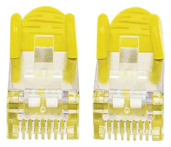Intellinet Network Patch Cable, Cat6A, 5m, Yellow, Copper, S/FTP, LSOH / LSZH, PVC, RJ45, Gold Plated Contacts, Ansicht 3