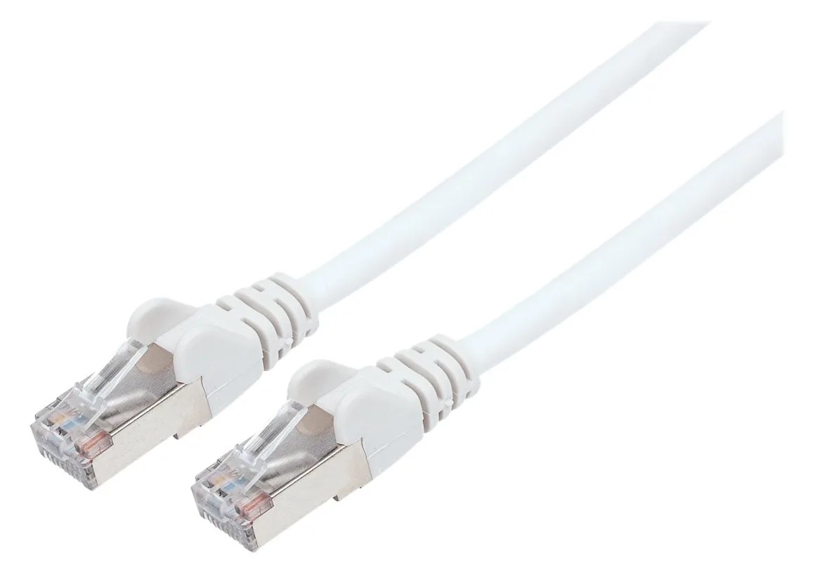 Intellinet Network Patch Cable, Cat7 Cable/Cat6A Plugs, 0.25m, White, Copper, S/FTP, LSOH / LSZH, PVC, RJ45, Ansicht 4