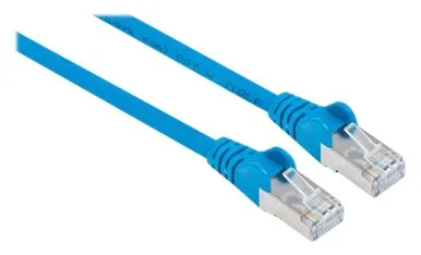 Intellinet Network Patch Cable, Cat7 Cable/Cat6A Plugs, 0.5m, Blue, Copper, S/FTP, LSOH / LSZH, PVC, RJ45, Ansicht 3