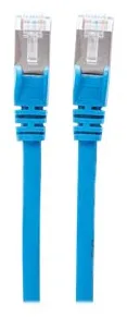 Intellinet Network Patch Cable, Cat7 Cable/Cat6A Plugs, 0.5m, Blue, Copper, S/FTP, LSOH / LSZH, PVC, RJ45, Ansicht 4