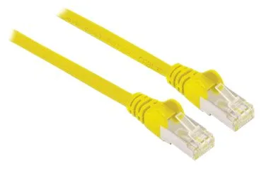 Intellinet Network Patch Cable, Cat7 Cable/Cat6A Plugs, 1m, Yellow, Copper, S/FTP, LSOH / LSZH, PVC, RJ45, Ansicht 4