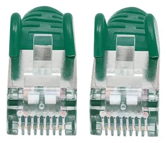 Intellinet Network Patch Cable, Cat7 Cable/Cat6A Plugs, 2m, Green, Copper, S/FTP, LSOH / LSZH, PVC, RJ45, Ansicht 2