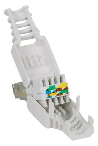 Intellinet Werkzeugloser RJ45-Stecker, RJ45-Modularstecker, kein Crimpwerkzeug benötigt - Netzwerkanschluss - RJ-45 (M), Ansicht 3