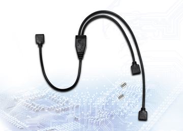 Inter-Tech Netz-Splitter - 4-poliger Stecker zu 4-poliger Stecker von LumaTech
