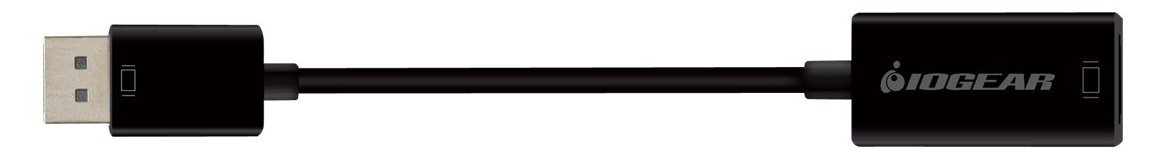 IOGEAR GDPHD4KA - 0,086 m - DisplayPort - HDMI Typ A (Standard) - Männlich - Weiblich - Schwarz von LumaTech