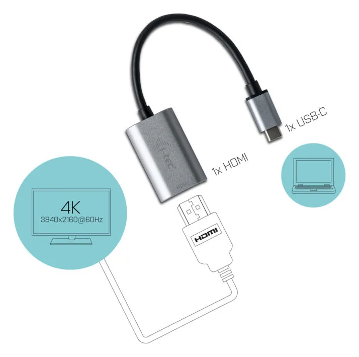 i-tec Externer Videoadapter - USB-C 3.1 - HDMI, Ansicht 4