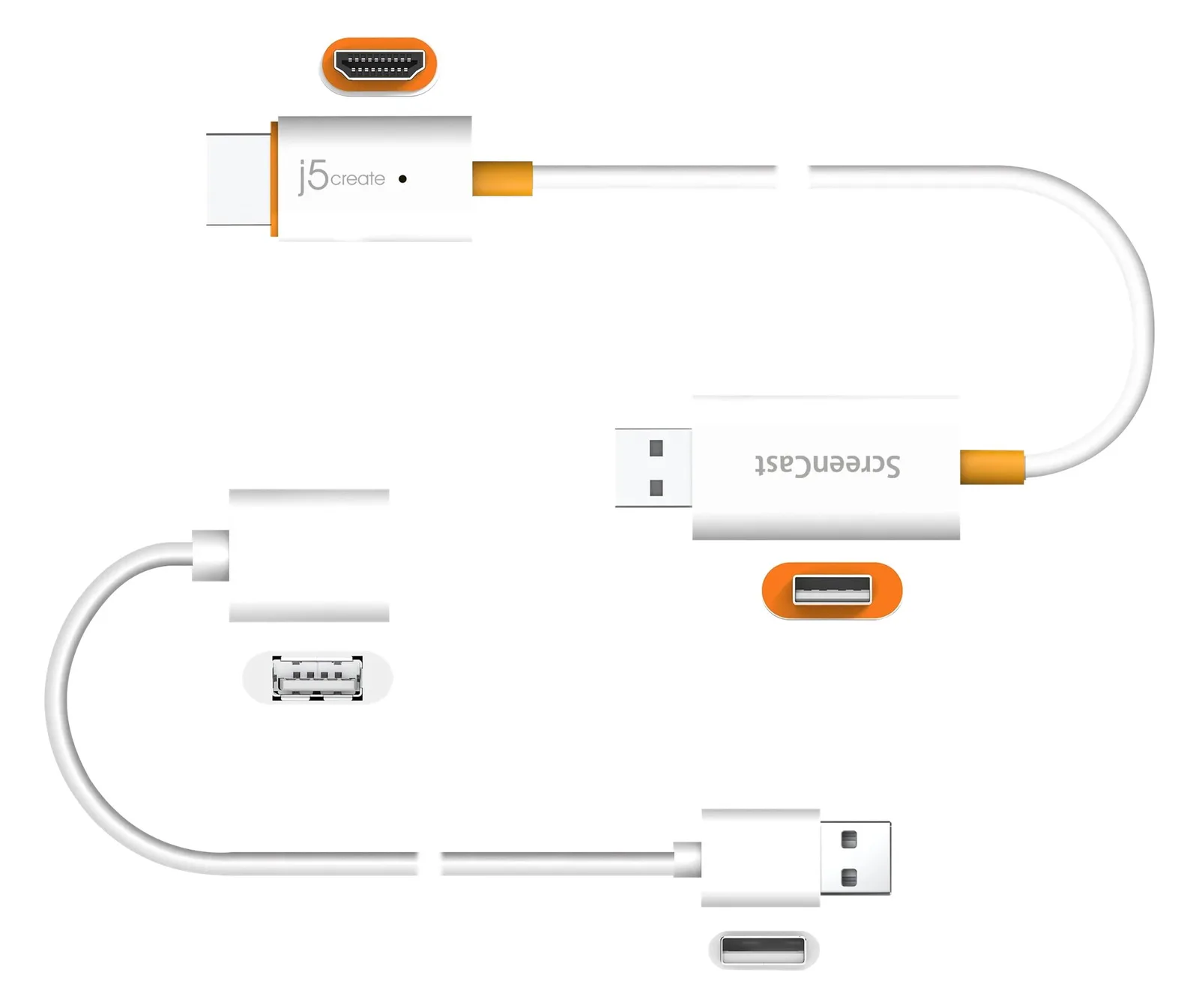 j5create JVAW56 - Wireless audio / video adapter, Ansicht 3