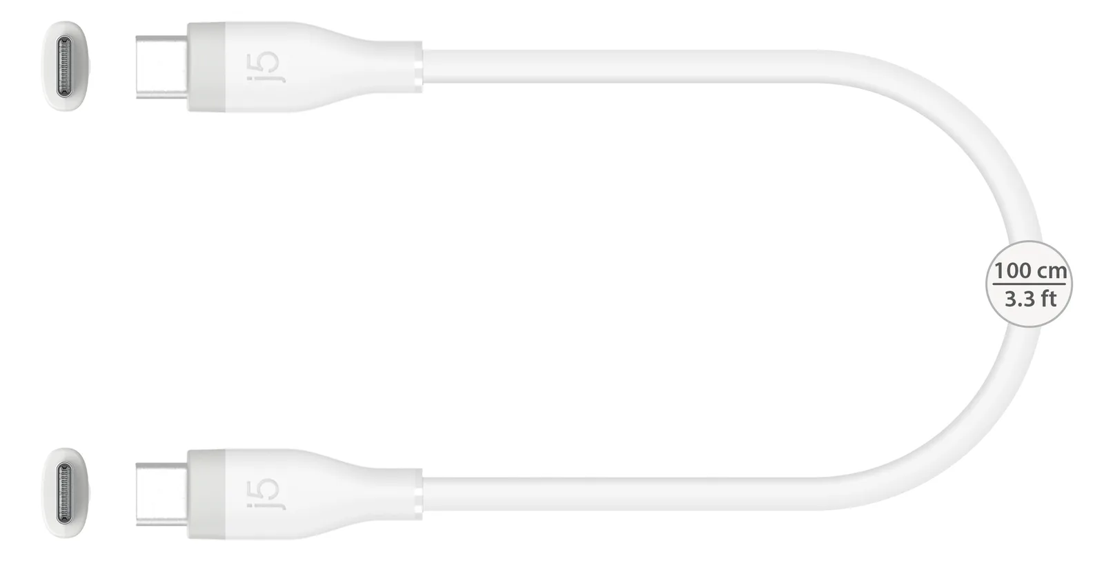 j5create USB-Kabel - 24 pin USB-C (M) zu 24 pin USB-C (M), Ansicht 2