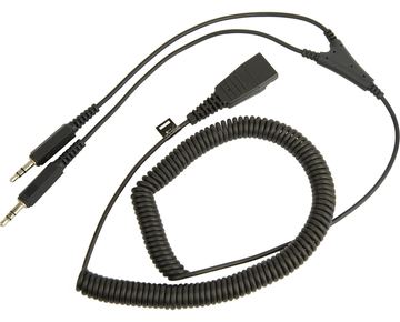 Jabra Headset-Kabel - Mini-Stecker männlich zu Quick Disconnect männlich von LumaTech