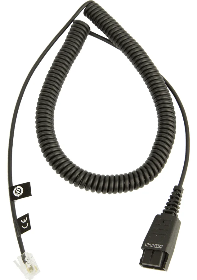 Jabra Headset-Kabel - Quick Disconnect zu RJ-10 männlich, Ansicht 2