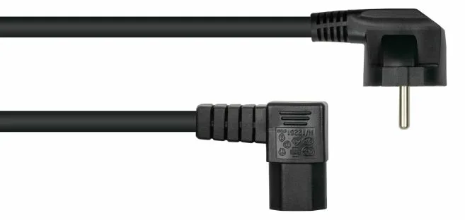 kabelmeister Schutzkon.-St. 90° gew. - C15 schw. - Kabel - Strom/Netzteil, Ansicht 2