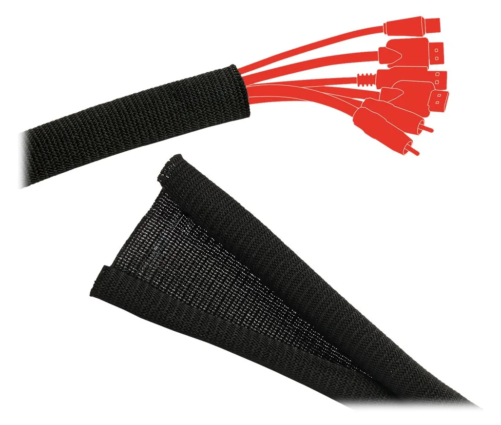 Label-the-cable LTC CABLE TUBE - Kabelschlauch - 2 m - Schwarz, Ansicht 4