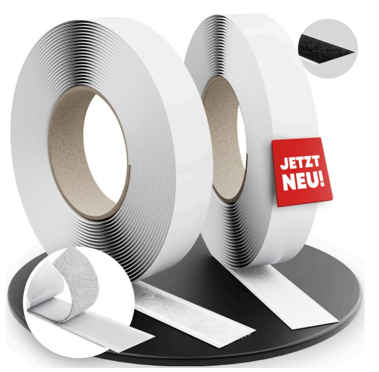 Label-the-cable LTC Klettrolle Easy Tape Strap Bündeln&Ordnen weiß von LumaTech