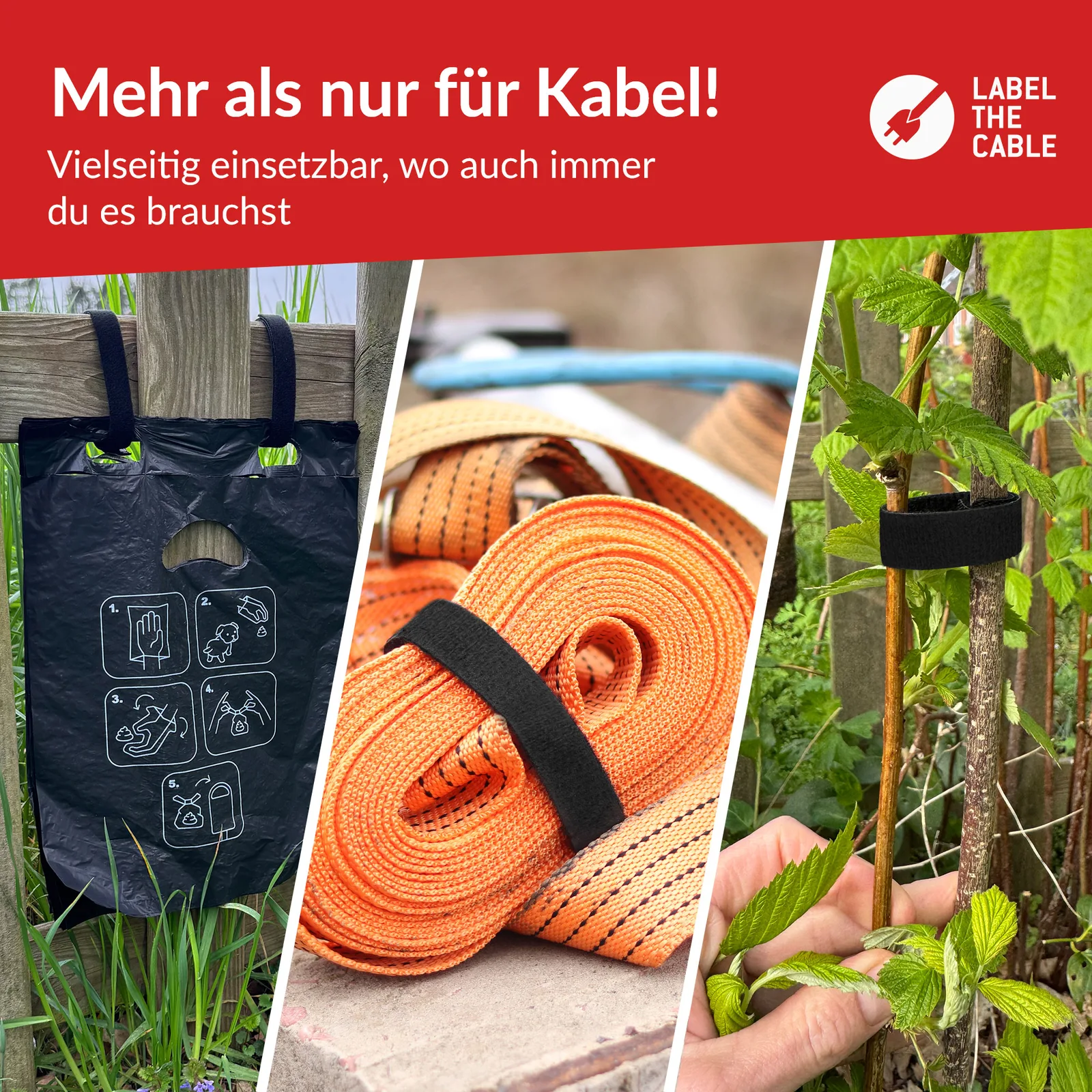Label-the-cable LTC PRO ROLL STRAP - Klettverschlussstreifen, Ansicht 5