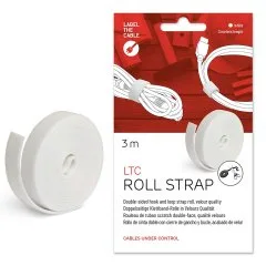 Label-the-cable LTC ROLL STRAP - Klettverschlussstreifen - weiß, Ansicht 2