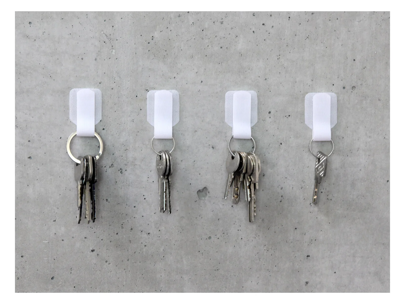 Label-the-cable LTC WALL STRAPS - Kabelhalter - Oberfläche montierbar, geeignet für Wandmontage - 9 cm - weiß, Ansicht 5