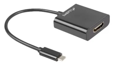 Lanberg AD-UC-HD-01 - 3.2 Gen 1 (3.1 Gen 1) - USB Typ-C - HDMI-Ausgang - 1920 x 1200 Pixel, Ansicht 2