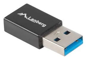 Lanberg AD-UC-UA-01 - USB 3.0 Type A - USB 3.0 Type C - Schwarz, Ansicht 2