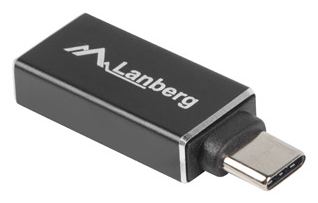 Lanberg AD-UC-UA-02 - USB 3.0 Type C - USB 3.0 Type A - Schwarz von LumaTech