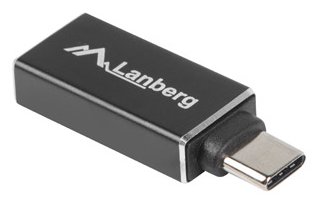 Lanberg AD-UC-UA-02 - USB 3.0 Type C - USB 3.0 Type A - Schwarz von LumaTech