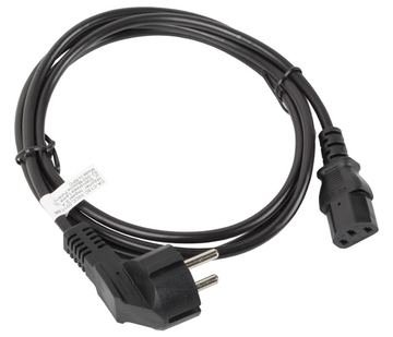 Lanberg CA-C13C-10CC-0018-BK - 1,8 m - C13-Koppler - CEE7/7 von LumaTech
