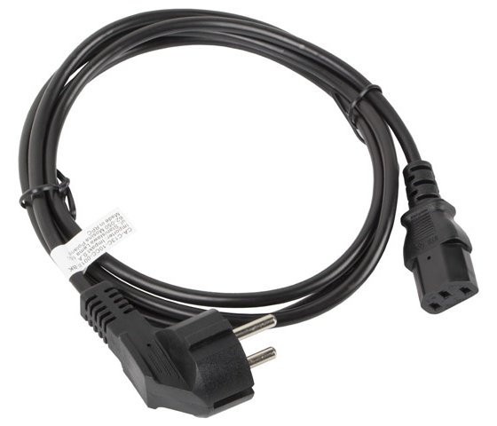 Lanberg CA-C13C-10CC-0018-BK - 1,8 m - C13-Koppler - CEE7/7