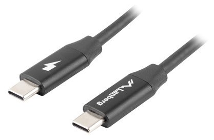 Lanberg CA-CMCM-40CU-0005-BK - 0,5 m - USB C - USB C - USB 2.0 - 0,48 Gbit/s - Schwarz von LumaTech