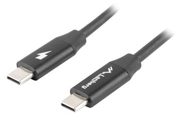 Lanberg CA-CMCM-40CU-0018-BK - 1,8 m - USB C - USB C - USB 2.0 - 0,48 Gbit/s - Schwarz von LumaTech