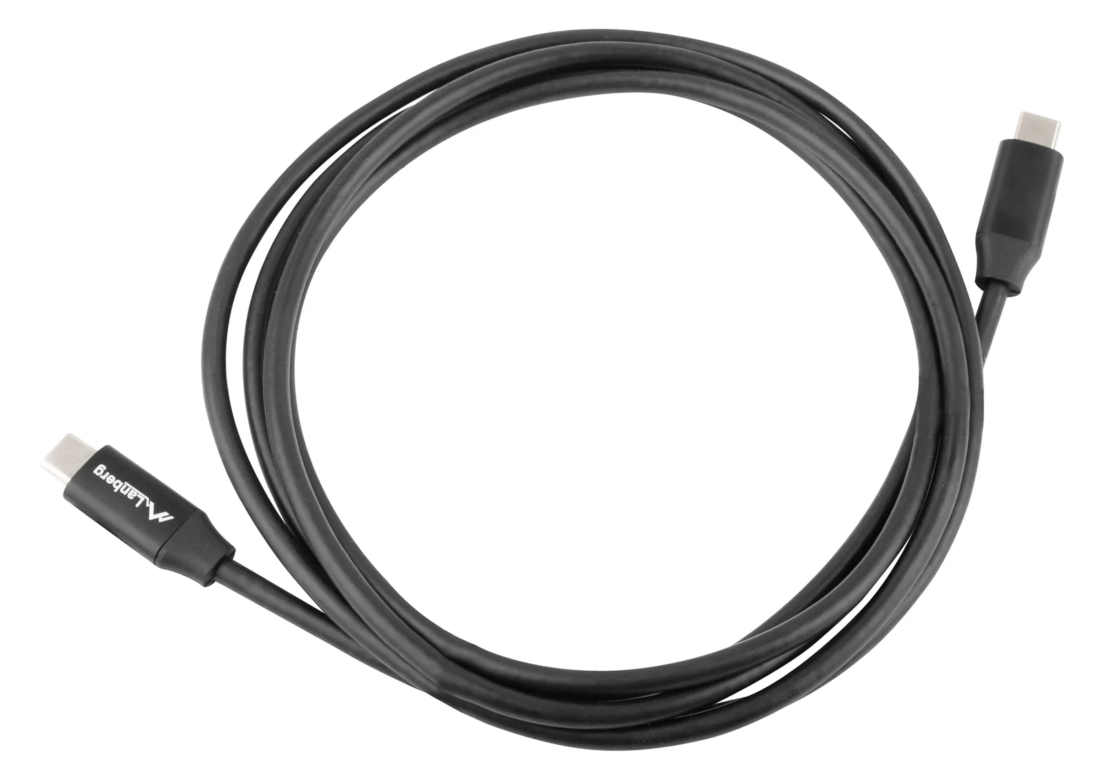 Lanberg CA-CMCM-40CU-0018-BK - 1,8 m - USB C - USB C - USB 2.0 - 0,48 Gbit/s - Schwarz, Ansicht 3