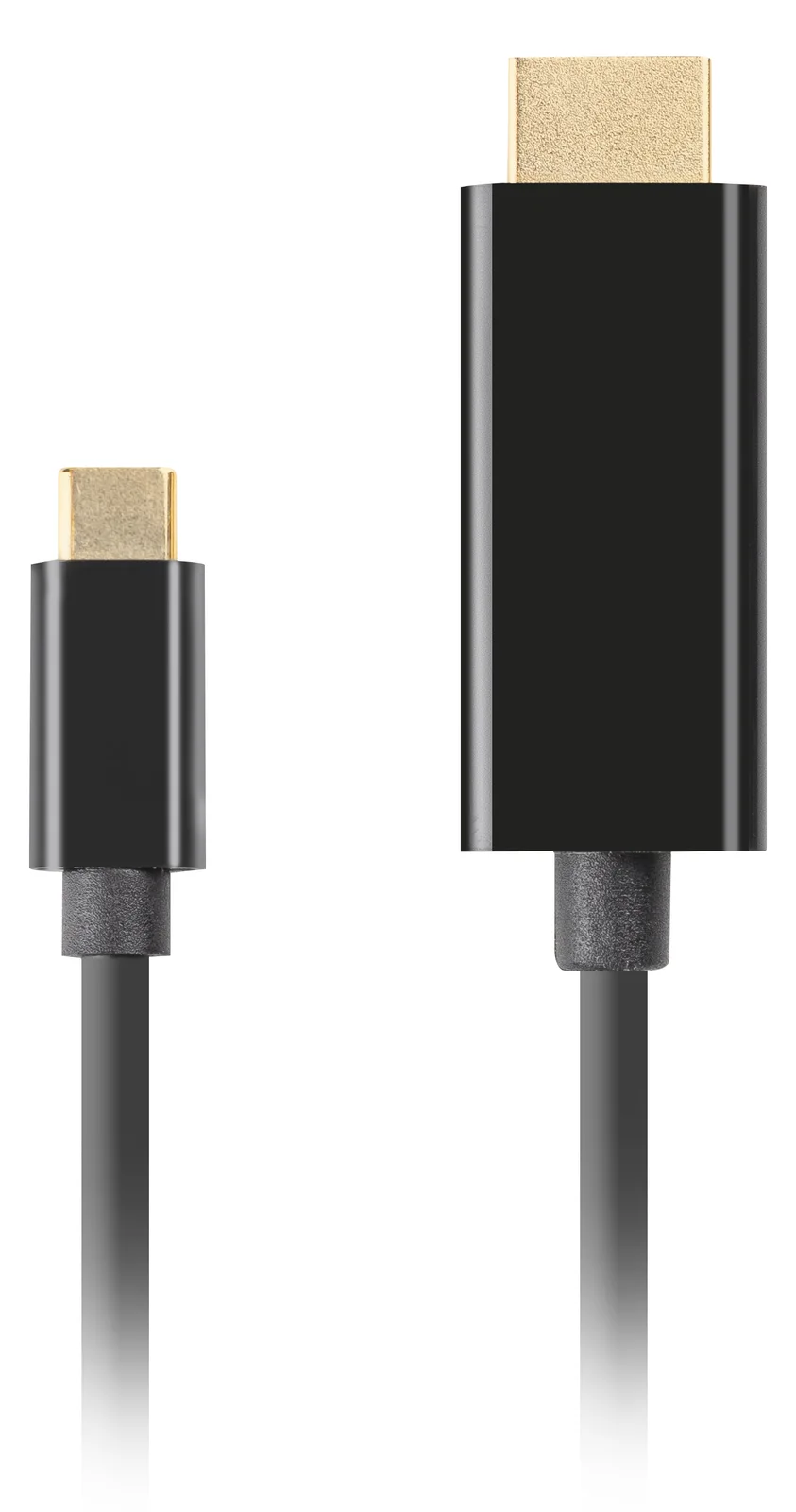 Lanberg CA-CMHD-10CU-0018-BK - 1,8 m - USB Typ-C - HDMI - Männlich - Männlich - Gerade, Ansicht 3