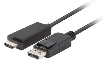Lanberg CA-DPHD-11CC-0018-BK - DisplayPort - HDMI - 1,8 m - Schwarz von LumaTech