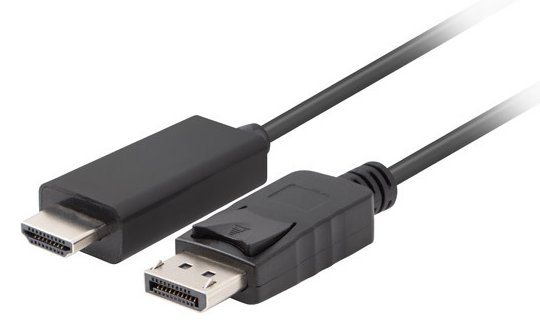 Lanberg CA-DPHD-11CC-0018-BK - DisplayPort - HDMI - 1,8 m - Schwarz von LumaTech