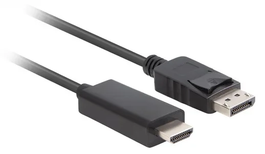Lanberg CA-DPHD-11CC-0018-BK - DisplayPort - HDMI - 1,8 m - Schwarz, Ansicht 3
