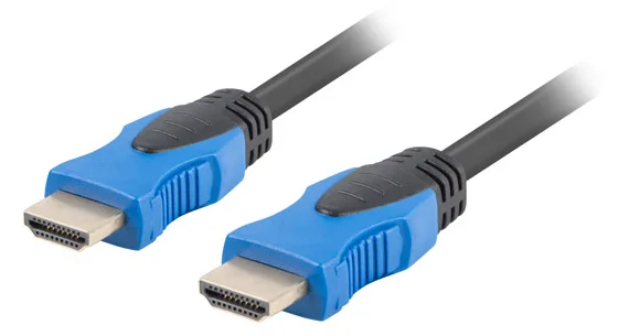 Lanberg CA-HDMI-20CU-0018-BK - 1,8 m - HDMI Typ A (Standard) - HDMI Typ A (Standard) - 18 Gbit/s - (ARC) - Schwarz, Ansicht 3