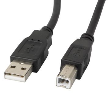 Lanberg CA-USBA-11CC-0030-BK - 3 m - USB A - USB B - USB 2.0 - 0,48 Gbit/s - Schwarz von LumaTech