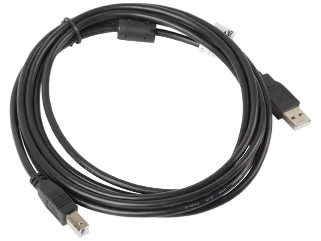 Lanberg CA-USBA-11CC-0030-BK - 3 m - USB A - USB B - USB 2.0 - 0,48 Gbit/s - Schwarz, Ansicht 2