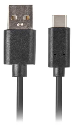 Lanberg CA-USBO-10CU-0005-BK - 0,5 m - USB A - USB C - USB 2.0 - 0,48 Gbit/s - Schwarz, Ansicht 3