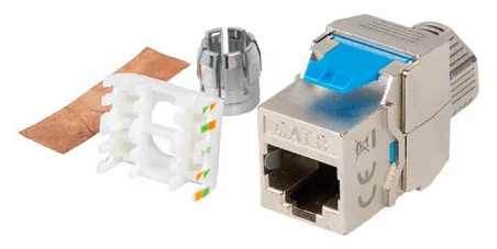 Lanberg Keystone Modul RJ45->LSA CAT.8.1 FTP 180°werkzeuglos, Ansicht 2