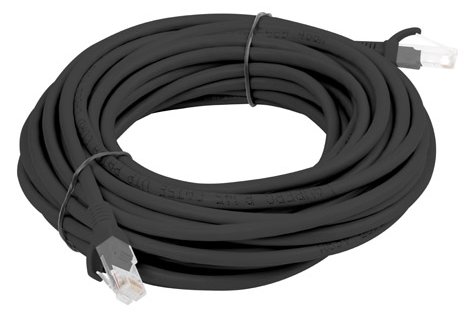Lanberg Patchkabel CAT.5E UTP Fluke Zertifikat schwarz - Kabel - Netzwerk