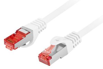 Lanberg Patchkabel CAT.6 S/FTP LSZH CU 0,5m Fluke Zert. wß - Netzwerk - CAT 6 (PCF6-10CU-0050-W) - Netzwerk - CAT 6 von LumaTech