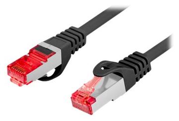 Lanberg Patchkabel CAT.6 S/FTP LSZH CU Fluke Zert. sw - Netzwerk - CAT 6 von LumaTech