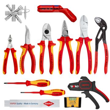KNIPEX 00 20 90 V02 - Rot - Gelb - 165 mm - 93 mm - 1,92 kg - 13 Werkzeug von LumaTech