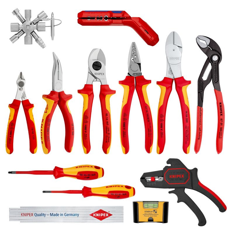 KNIPEX 00 20 90 V02 - Rot - Gelb - 165 mm - 93 mm - 1,92 kg - 13 Werkzeug