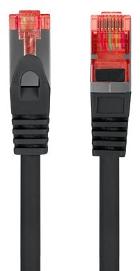 Lanberg Patchkabel CAT.6 S/FTP LSZH CU Fluke Zert. sw - Netzwerk - CAT 6
