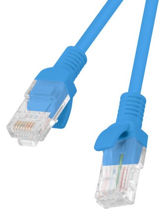 Lanberg Patchkabel Cat.6 UTP Fluke Zertifikat blau - Kabel - Netzwerk